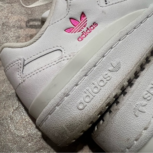 adidas low forum shock pink size 7.5 women’s - Picture 4 of 5